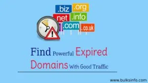 No.#1 Way to Find Expired Domains With Good Traffic [Works]