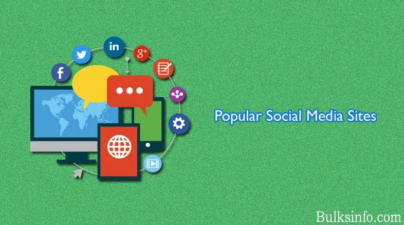 20+ Popular Social media Sites List